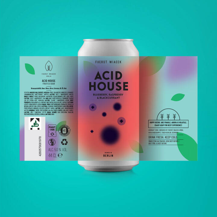 Acid House: Blueberry, Raspberry, Blackcurrant – Fruited Sour | 24 Pack